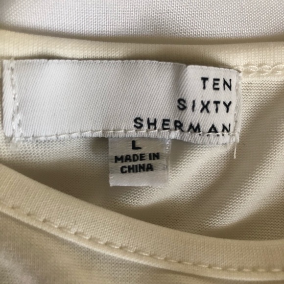 Ten Sixty Sherman Ruffled Cold-Shoulder Top - Picture 5 of 8